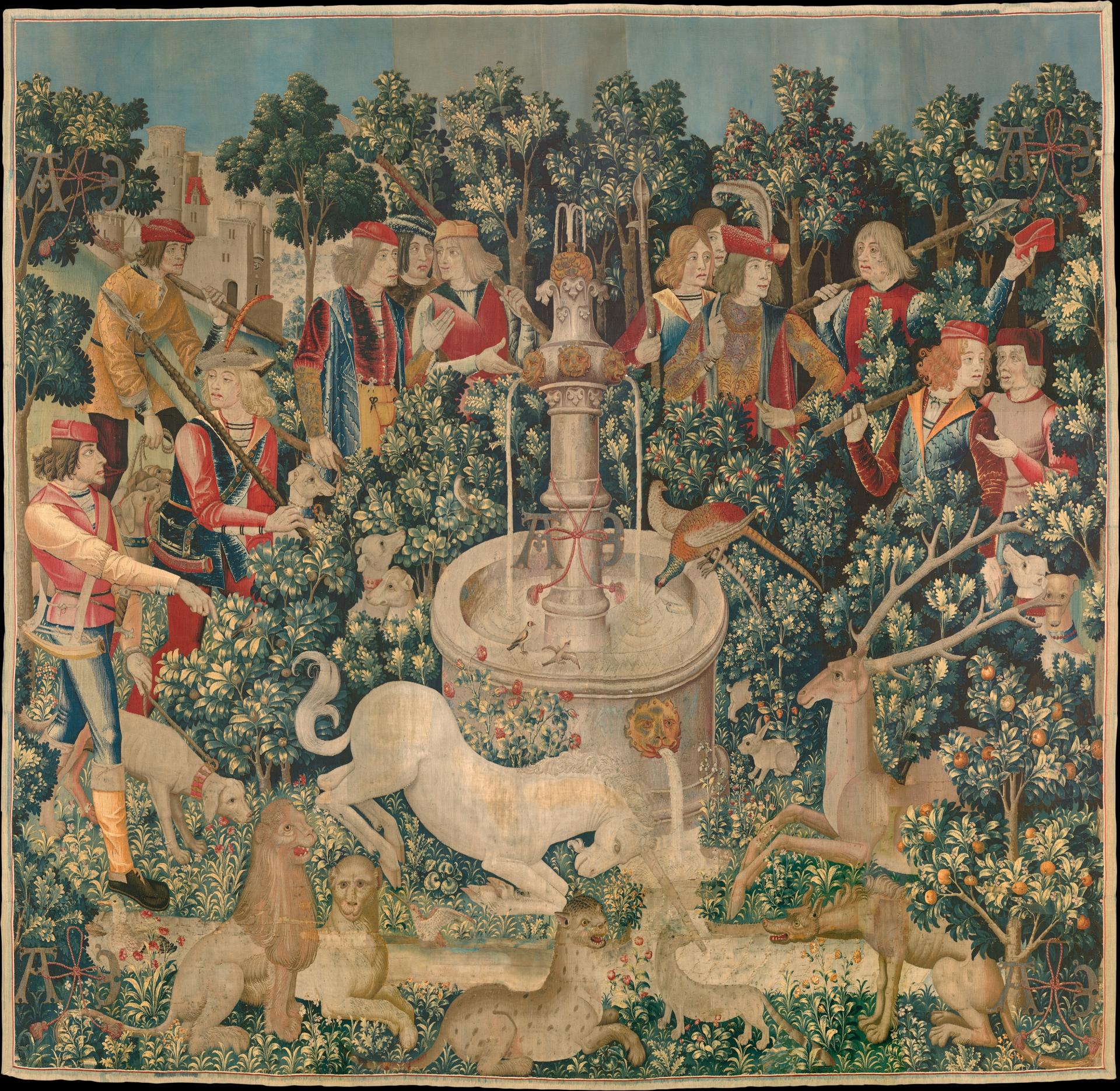 The hunt of the unicorn tapestry 1